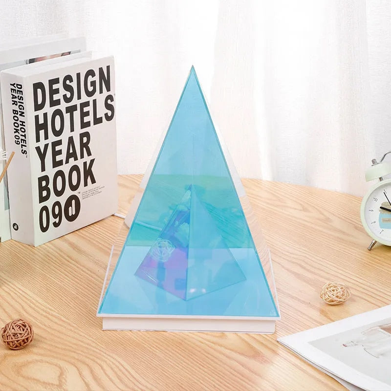 Colorful Geometric 3D Table Lamp