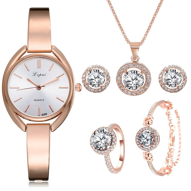 Crystal Watch Set, Gift For Her