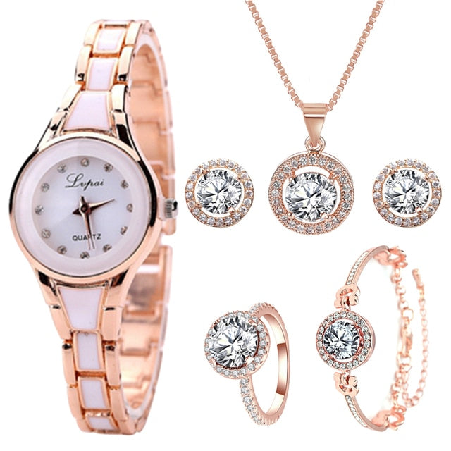 Crystal Watch Set, Gift For Her