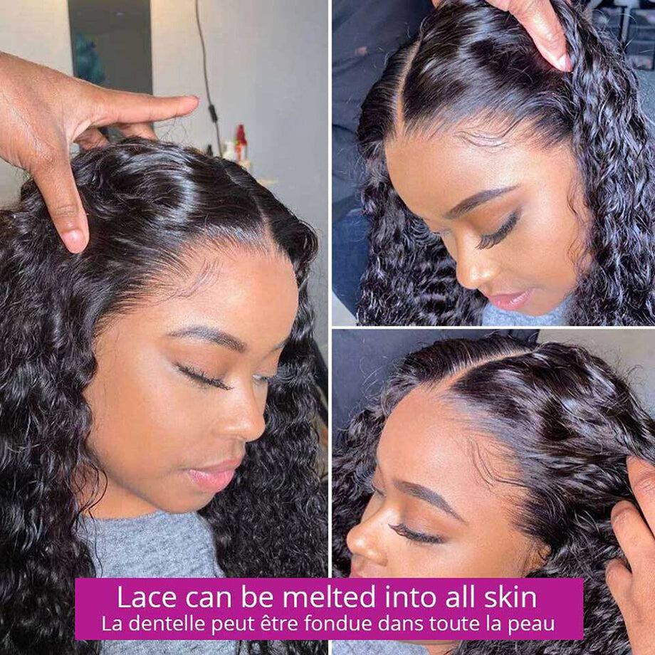 Super Curly Lace Front 100% Real Human Hair - Game Changer!