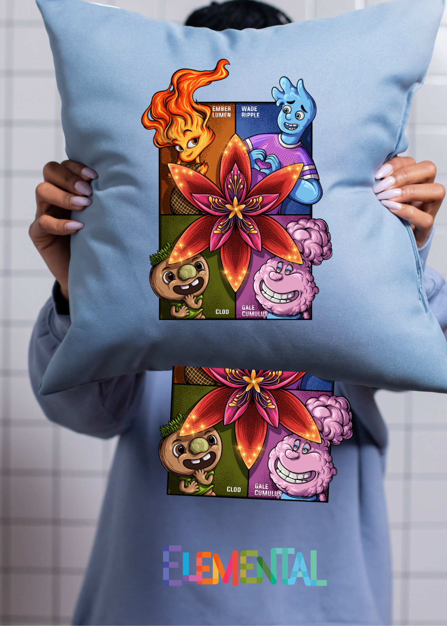 Vivisteria Flower, Elemental Png, Elemental Svg, Ember Fire Girl, Wade Water Boy, Elemental Svg, Cricut Files, Elemental Wall Art, Printable Design, Elemental Movie 2013, T-shirt design, pillow print, mug, Elemental hoodie, Sweatshirt, Stickers