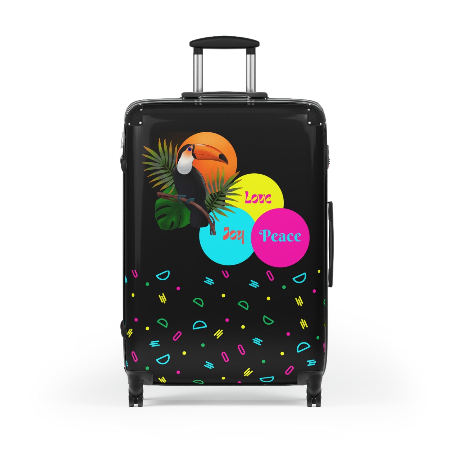 Inspirational Luggage, Holidays Suitcase,  Positive Hard Shell Trolley