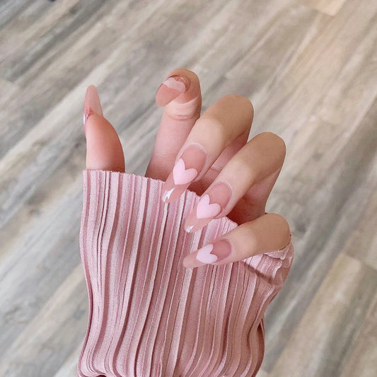 Fashion Peachy Love: Fashionable and Removable False Nail Patches