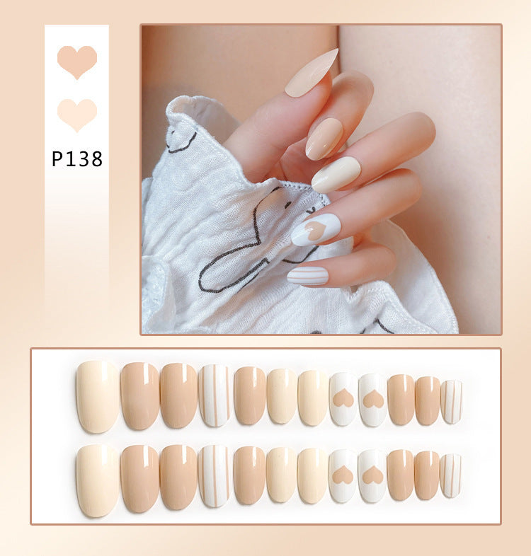 Fashion Peachy Love: Fashionable and Removable False Nail Patches