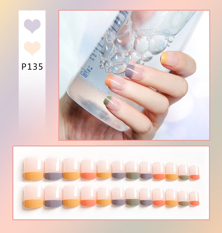 Fashion Peachy Love: Fashionable and Removable False Nail Patches