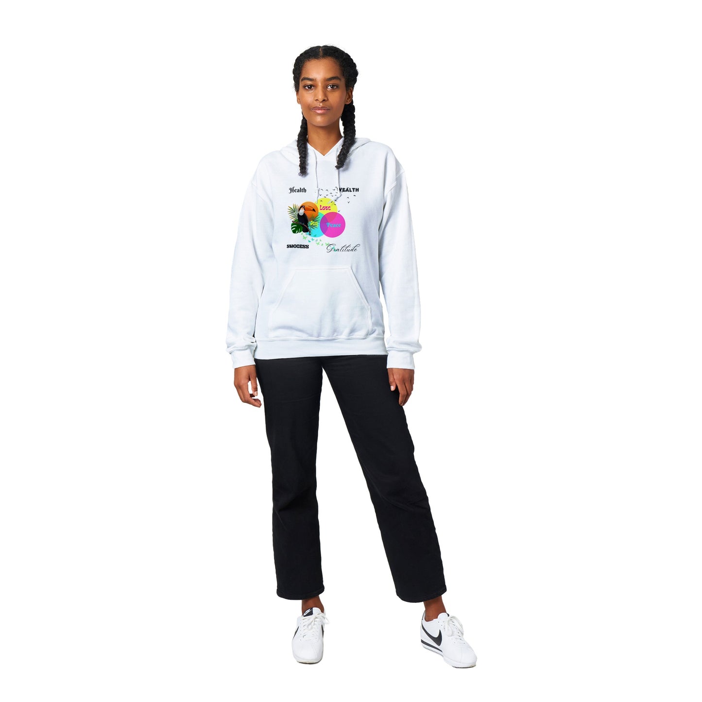 Inspirational - Motivational - Attract Blessings & Love  Women Pullover Hoodie