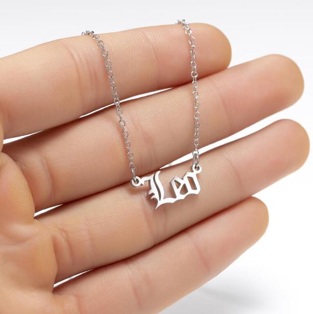 Zodiac Necklace Alphabet