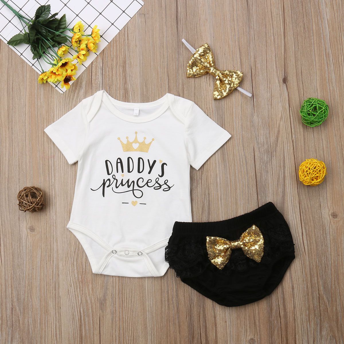 Precious Daddy’s Princess Romper