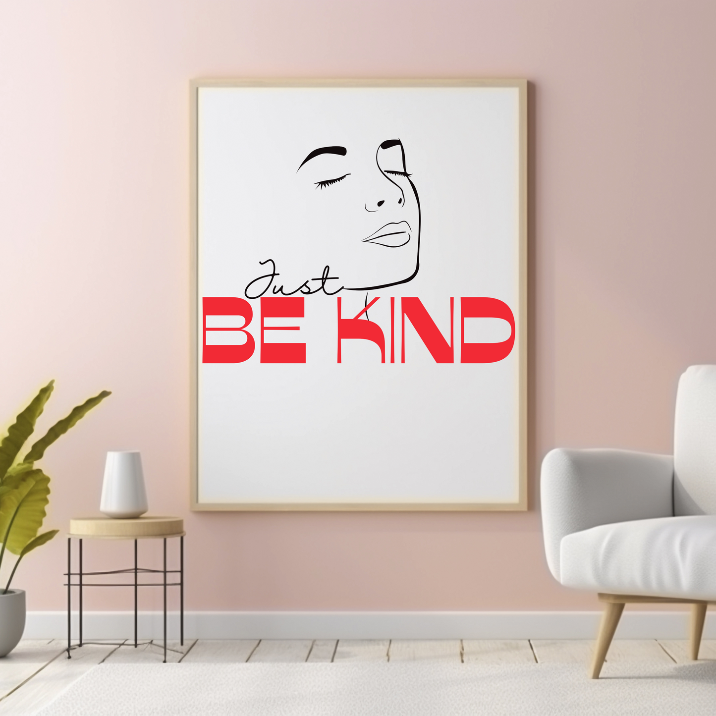 Just Be Kind, Kindness Design SVG - Digital Download