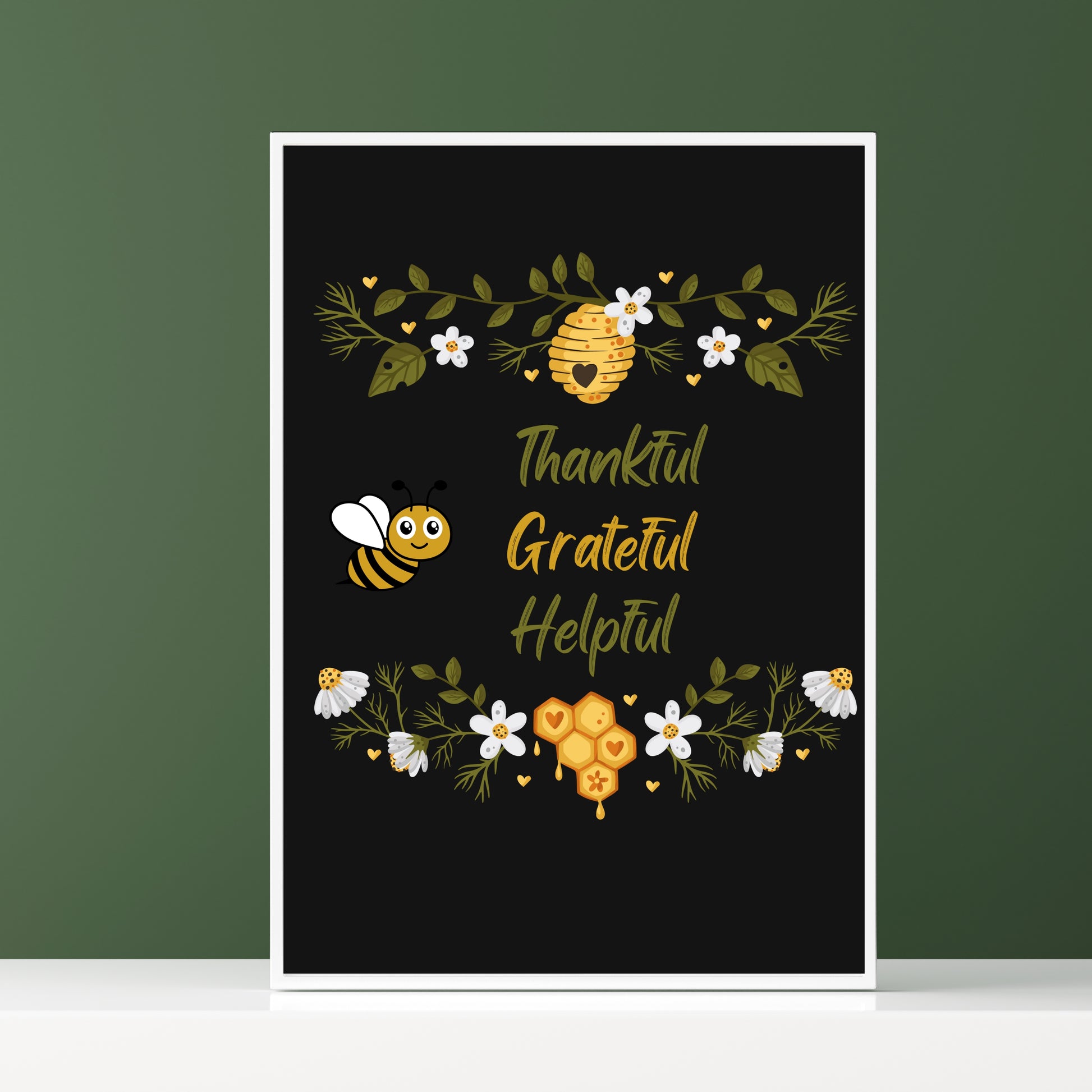 Retro Bee Svg, Thankful SVG | Thanksgiving Shirt SVG | Fall Shirt SVG |  | Bee Thankful Grateful Helpful Svg | Be Grateful Svg, Bumble Bee, files for cricut, sublimation, t-shirt, hoodie, mug, sweatshirt, wall art, sticker and more