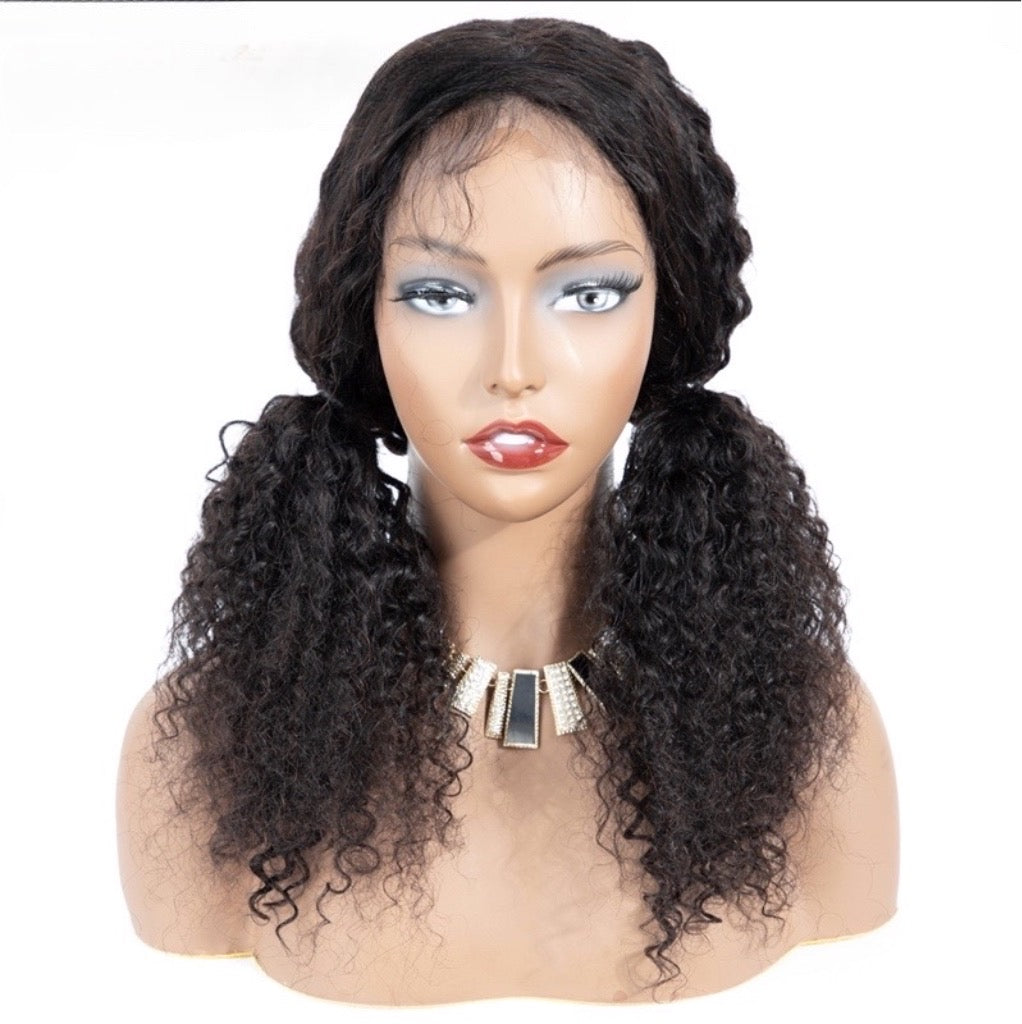 Brazilian Kinky Curly Lace Front Human Hair Wigs