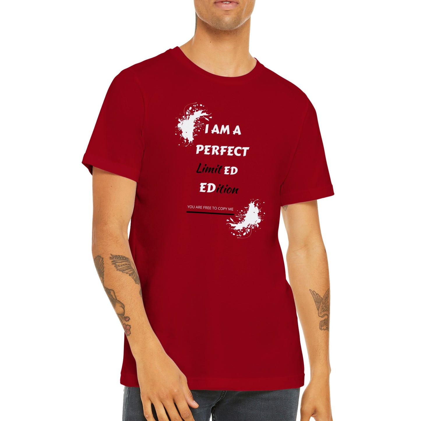 Inspirational Men T-shirt: I Am A Perfect Limited Edition