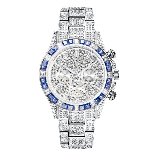 Crystal Rainbow Diamond Quartz Watch