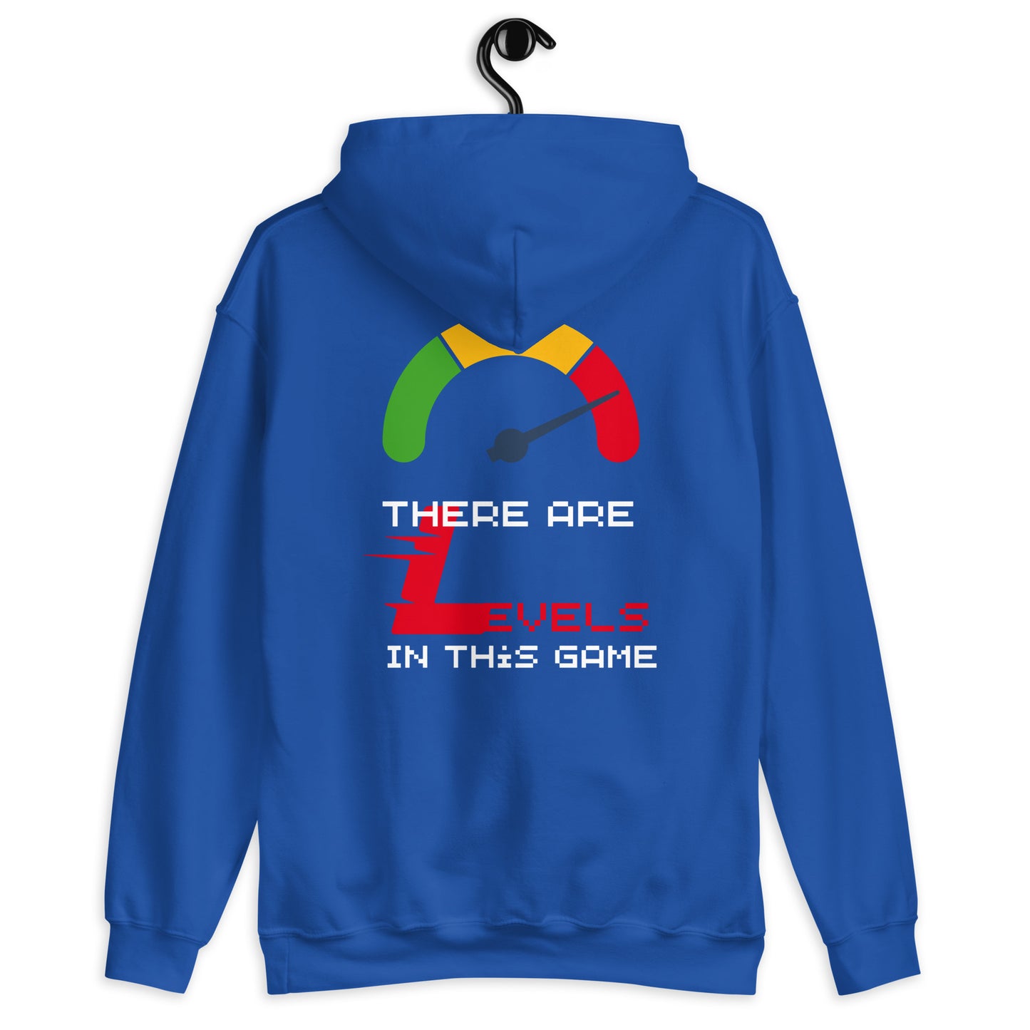 The There Are Levels In This Game Hoodie is a must-have in your wardrobe, so start your collection with this beautiful Hoodie.  This Gaming Hoodie is perfect to keep you warm during autumn and winter time as well. This Hoodie is high quality, comfy, and super soft to the touch and is great for everyday wear. - blue