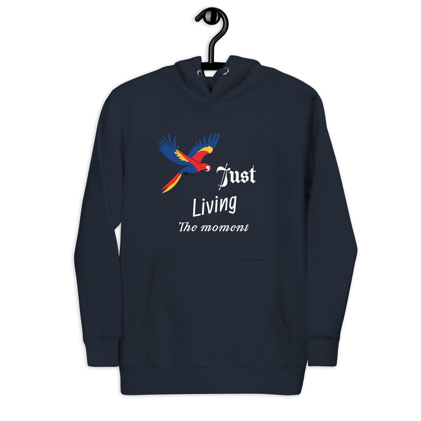 Just Living The Moment, Inspirational Unisex Hoodie
