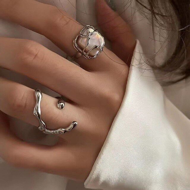 Elegant Boho Ring Set