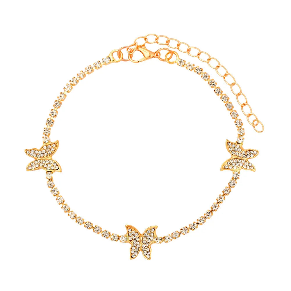 Larissa Butterfly Anklet