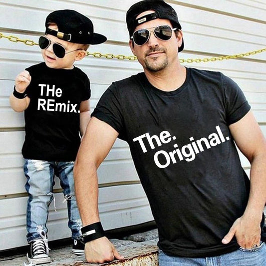 Unite in Style: Fashionable DAD & Kids Matching Boss T-shirts for the Trendsetting Family