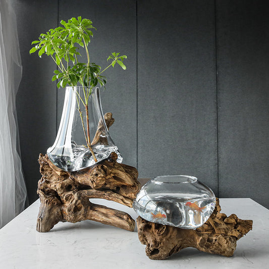 Zen Modern Minimalist Glass Vase Decorative Ornaments